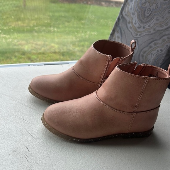 Old Navy Kids Pink Ankle Boots size 11 - Picture 5 of 6